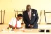 Education Cabinet Secretary George Magoha inspects 2019 KCSE Chemistry Practical exams in a Nairobi school. This year's Chemistry practical has been doffed by cheating claims and assertions that one of the reagents used is very poisonous. Education Cabinet Secretary George Magoha inspects 2019 KCSE Chemistry Practical exams in a Nairobi school. This year's Chemistry practical has been doffed by cheating claims and assertions that one of the reagents used is very poisonous.
