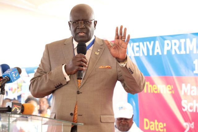 magoha Education CS Prof George Magoha at a past function.
