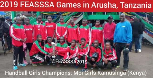 Kenya Secondary Schools Sports Association, KSSA, representatives at a past East Africa games' championship. Kenya Secondary Schools Sports Association, KSSA, representatives at a past East Africa games' championship.